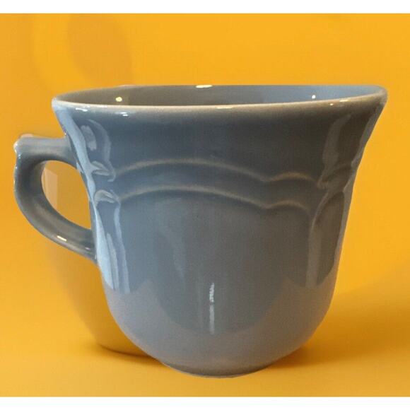 PFALTZGRAFF GAZEBO BLUE W/ WHITE FLOWER REPLACEMENT DINNER CUP 3-1/4" TALL EUC - Picture 2 of 3